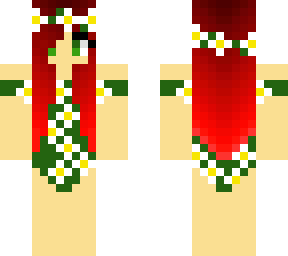 green swim girl (made from summer red hair base)