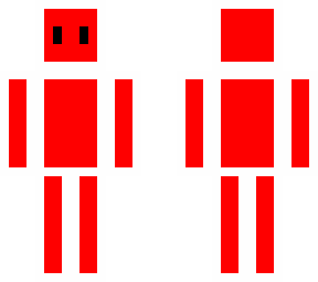 outlined red