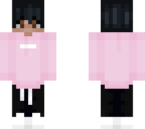 pink hoodie