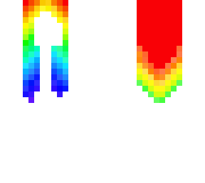 Rainbow hair base | Minecraft Skin