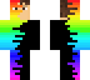 rainbow splat on my face on simple rainbow lines