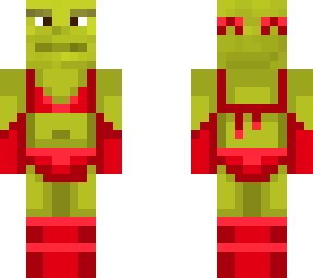 recolor shrek bikini