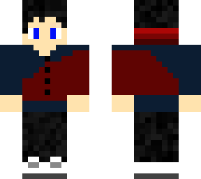 red blue shirt