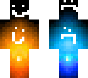 sun and moon one is sad the other is happy