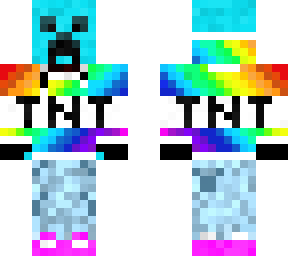 tntsenpai skin rainbow tnt