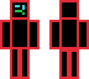 black and red