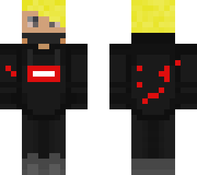 black and red supreme