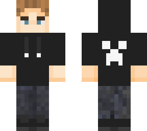 black creeper hoodie guy