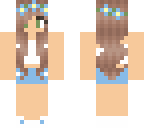 blue summer girl