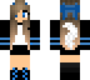 blue wolf girl