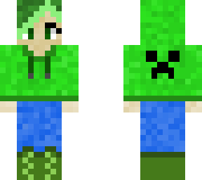 creeper hoodie girl