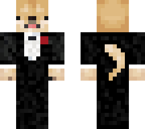 doge in tuxedo