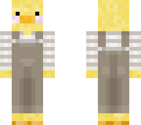 duck in overalls