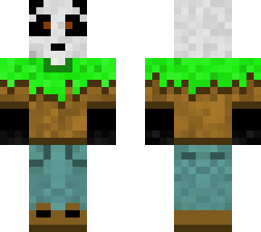 earth block tshirt panda