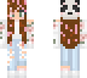 edited panda girl