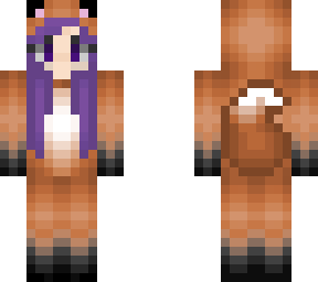 female hitoshi shinsou in a fox onesie - bnha