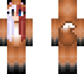female shoto todoroki in a fox onesie - bnha