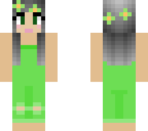 green girl (overalls and flower crown)