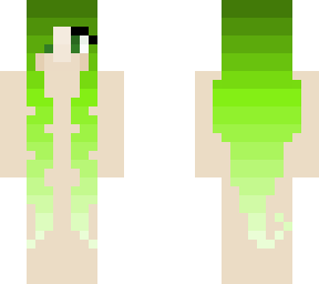 green hair template