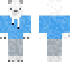 ice bear blue pullover