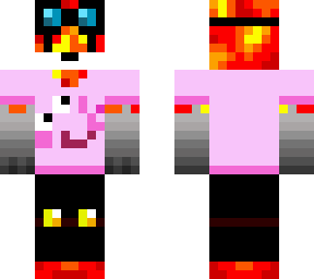 lava fox in dantdm merch and dantdm goggels