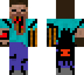 nightmare_herobrine with little friend and spiter