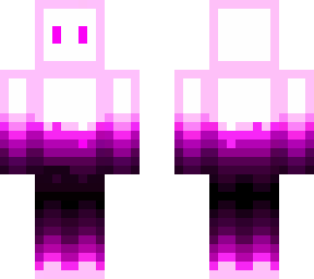 outlined pink ghost