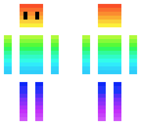 outlined rainbow