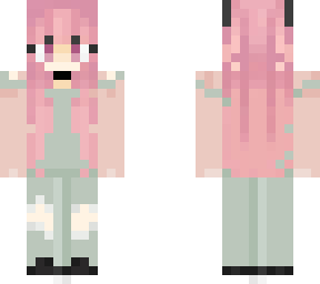 pink wolf girl