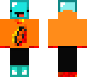 prestonplayz orange shirt/skeppy