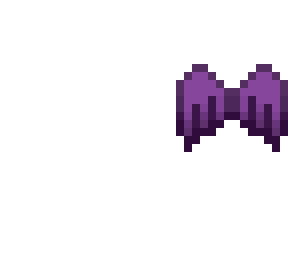 purple angel wings
