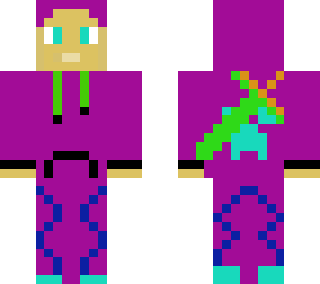purple casual