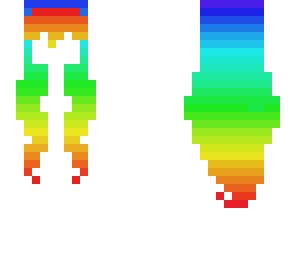rainbow hair