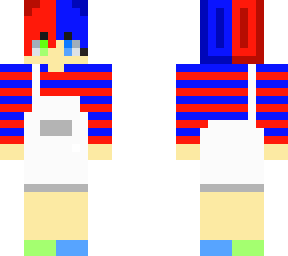 red and blue boy