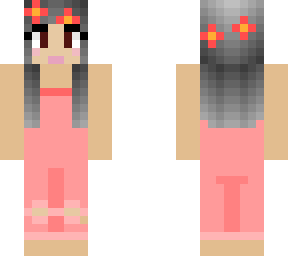 red girl (overalls and flower crown)