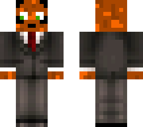 red panda in suit