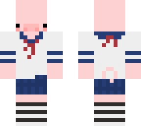 school girl pig for friend