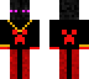 swag ender man lowered eyes