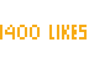 1400 likes!!