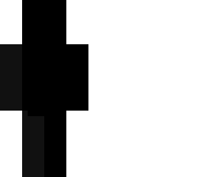 black and white