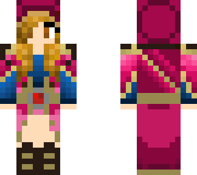 blonde mage with pink cape (edit inspired by makaylinmarie)