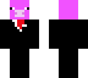 cartoon pig w/ tuxedo (inspired by magmamusen)