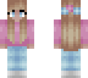 cute spring girl - pastel blue & pink - flower crown