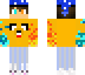 fire and ice boy with pajamas