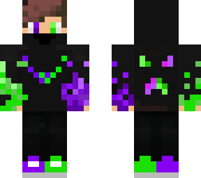 fire boy green purple