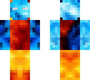 flaming blue