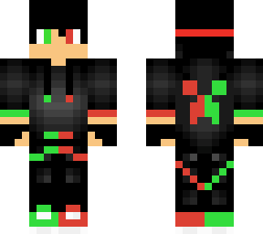 green and red creeber boy