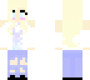 hot cute blond pastel shirt girl