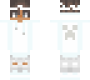 light gray creeper skin