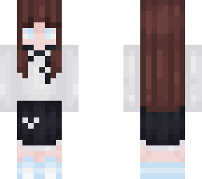 little sister in silver uniform